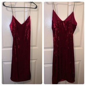Red Velvet Dress